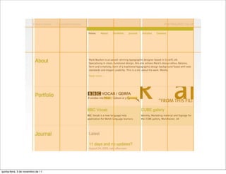 quinta-feira, 3 de novembro de 11
 