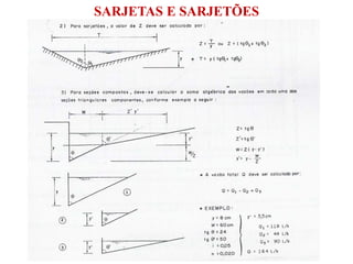 SARJETAS E SARJETÕES
 