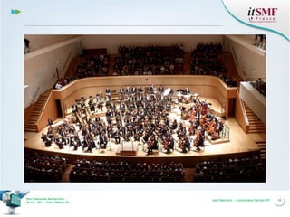 Vers l’harmonie des Services
26 nov. 2013 – Cœur Défense 92

Jack Mandard – compuBase PartnerVIP

10

 