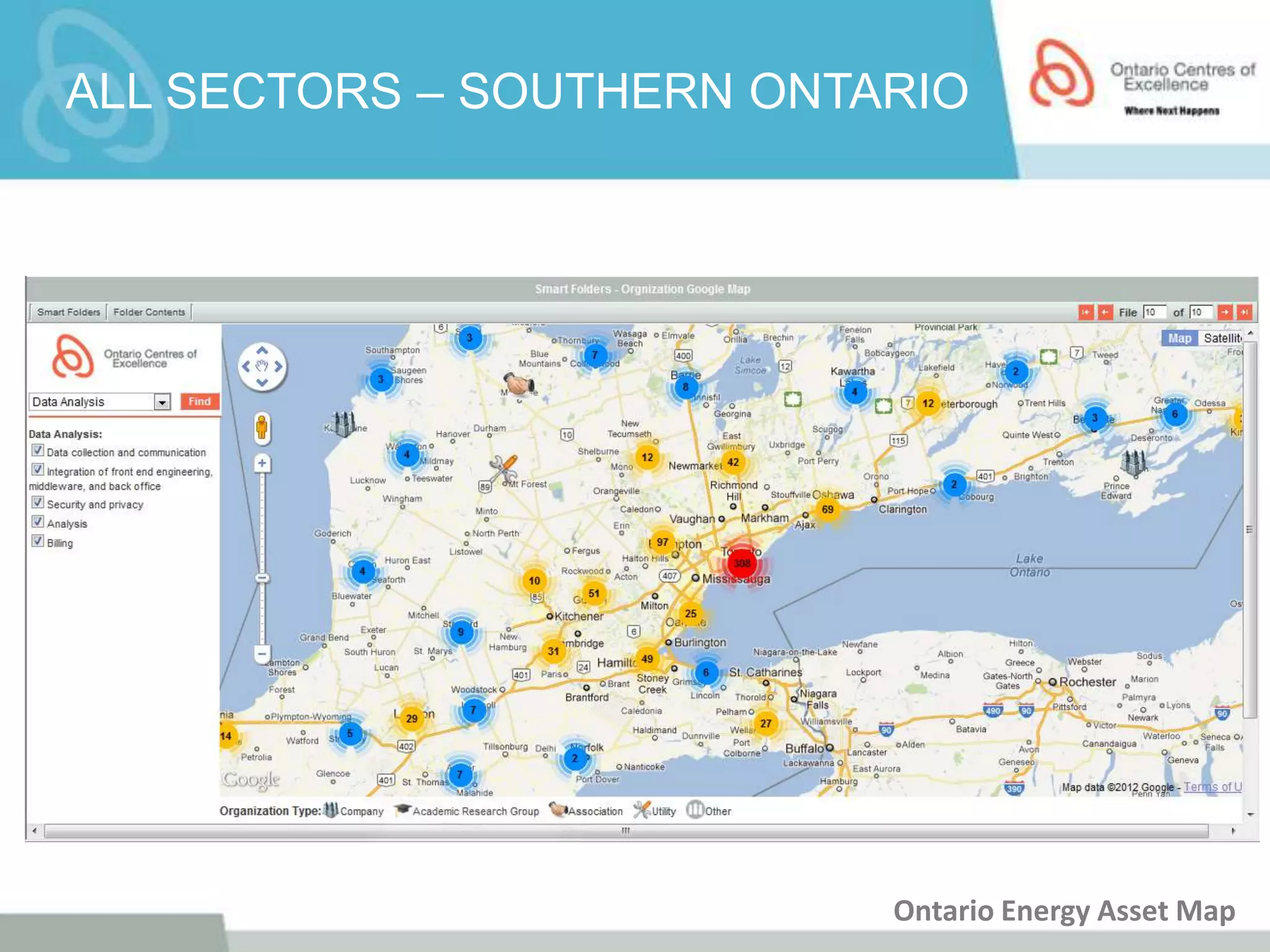 ALL SECTORS – SOUTHERN ONTARIO




                           Ontario Energy Asset Map
 