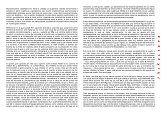 horizonte, un sólo punto, a saber, que es la dirección de todas las paralelas en una cierta
Recomencemos. Ustedes tienen frente a ustedes una superficie, ustedes tienen frente a           posición dada, la que determina al único punto de horizonte sobre el cual en al plano figura
ustedes un plano cuadrícula, supongamos, para mayor simplicidad que sea horizontal y            se cruzan. Si ustedes tienen esta cuadrícula infinita de la que hablamos, lo que ustedes
ustedes sean verticales, es una línea que une vuestro ojo, —voy a decir cosas tan sim ples      verán conjugarse en el horizonte serán todas las paralelas de toda la cuadrícula en un sólo
como sea posible—, con un punto cualquiera de este plano soporte cuadriculado y al              punto, lo que no impide que será al mismo punto donde todas las paralelas de toda la
infinito, que determina sobre el plano vertical, digamos para complacerlos que es el de la      cuadrícula posterior vendrán por arriba igualmente a conjugarse.
proyección, que va a determinar la correspondencia punto a punto. A todo punto de
horizonte, es decir, en el infinito del plano soporte corresponde un punto sobre el horizonte   Estas observaciones que son fundamentales para toda ciencia de la perspectiva y que son
de vuestro plano vertical.                                                                      lo que todo artista, en el trabajo de ordenar lo que sea, una serie de figuras sobre un
                                                                                                cuadro o, también, las líneas de lo que se llama un monumento, que es la dispers ión de un
Reflexionen en lo que sucede. Por supuesto, se trata de una línea que, justamente como          cierto número de objetos alrededor de un vacío, tendrá en cuenta, y que este punto sobre
comencé a decirlo no tiene nada que ver con un rayo visual. Es una línea que parte detrás       la línea de horizonte, de la que hablaba recién a propósito de la cuadrícula, es
de ustedes, del plano soporte, y que va, a vuestro ojo. Ella va a culminar sobre el plano       exactamente lo que se llama habitualmente, no veo que yo aparte ahí algo
figura en un punto por encima del horizonte, a un punto que corresponde al horizonte del        verdaderamente muy trascendente, al punto de fuga de la perspectiva. Este punto de fuga
plano soporte va a corresponder otro punto que venga a tocarlo por arriba, si puedo             de la perspectiva es, hablando con propiedad, lo que representa en la figura el ojo que
decirlo, sobre la línea de horizonte, Y lo que está detrás de ustedes, a la derecha, ya que     mira. El ojo no debe ser captado fuera de la figura. Está en la figura y todos, des de que
eso sucede y eso se cruza a nivel del punto ojo, va de ahí exactamente en sentido inverso       hay una ciencia de la perspectiva, lo han reconocido como tal y llamado como tal. Es
adonde esto se presentaría si ustedes se dieran vuelta, a saber que lo que ustedes verían       llamado el ojo en Alberti. Es llamado el ojo en Vignola. Es llamado el ojo en Albrecht Dürer.
a la izquierda, si se dieran vuelta hacia este horizonte, lo verán ubicado a la derecha por     Pero, eso no es todo, porque lamento que se me haya hecho perder tiempo en explicar en
encima de la línea de horizonte sobre el plano proyectivo de la proyección. En otros            este punto, no obstante, verdaderamente accesible, eso no es todo.
términos, que lo que es una línea, que no podemos definir como redonda, ya que no es
redonda, sino por nuestra aprehensión cotidiana de la redondez terrestre, que es de esta        Eso no es todo, en absoluto, porque están también las cosas que están entre el cuadro y
línea que está en el infinito sobre el plano soporte que veremos anudarse los puntos            yo. Las cosas que están entre el cuadro y yo pueden, igualmente, por el mismo
viniendo, respectivamente, de arriba y de abajo, y de una manera que para el horizonte          procedimiento representarse sobre al plano del cuadro donde se irán hacia profundidades
posterior viene a engancharse en un orden estrictamente inverso a la que respecta al            que podremos tener por infinitas, nada de esto nos lo puede impedir, pero ellas se
horizonte anterior.                                                                             detendrán en un punto que corresponde, ¿a qué?. Al plano paralelo al cuadro que pasa
                                                                                                —voy a decir para facilitarles las cosas—, que pasa por mi ojo o por el punto S. Tenemos
Yo puedo, por supuesto, en este caso, suponer, como lo hace Platón en su caverna mi             ahí dos trazas. Tenemos la traza de aquello por lo cual al cuadro viene a cortar el soporte.
cabeza fija y determinando, en consecuencia, dos mitades de las que puede hablar                Es la inversa de la línea de horizonte. En otros términos es lo que, si invertimos las
concernientes al plano soporte. Lo que ustedes ven ahí no es otra cosa, por otra parte,         relaciones —y tenemos derecho a esto—, constituye como línea de horizonte en el soporte
que la ilustración pura y simple de lo que sucede cuando al plano proyectivo se los             la línea infinita en la figura. Y luego está la línea que representa la sección del soporte por
representa en el pizarrón bajo la forma del cross-cap, a saber, que lo que ustedes ven, en      el plano del cuadro. Son dos líneas.
lugar de un mundo esférico es un cierto bulbo que se anuda de una cierta manera,
recruzándose a sí mismo, que hace que lo que se presentó primero como un plano en el            Es tarde y les diré algo mucho menos riguroso en razón del poco tiempo que me queda.
infinito, vuelve en otro plano habiéndose dividido, a anudarse a sí mismo a nivel de esta       Las cosas son más largas de explicar de lo que parece en principio. Rigurosamente, esto
línea de horizonte y a anudarse de una manera tal que a cada uno de las puntos del              quiere decir que hay otro punto de ojo, que es el que está constituido por la línea del
horizonte del plano soporte, ¿viene a anudarse qué?. Precisamente, lo que la forma, que         infinito sobre el plano de la figura y su intersección por algo que está ahí, a saber, la línea
ya les puse en el pizarrón, del plano proyectivo, a saber, su punto diametralmente opuesto.     por la cual el plano de la figura corta el plano soporte. Estas dos líneas se cortan, ya que
Es por esto que sucede que tal proyección es al punto posterior a la derecha, el que viene      ambas están en el plano de la figura. Y lo que es más, ellas se cortan en un sólo punto,
a anudarse al punto anterior a la izquierda. Tal es lo que respecta a la línea de horizontal    porque este punto es, sin duda, el mismo sobre la línea del infinito.
indicándonos ya que la que hace la coherencia de un mundo significante de estructura
visual es una estructura de envoltorio y no, en absoluto, de extensión indefinida. No es        Para permanecer sobre un dominio de la imagen, diré que esta distancia de las dos
menos cierto que no es, para nada suficiente decir estas cosas tal como les acabo de            paralelas, que son, en el plano soporte, aquellas que están determinadas por mi posición
hacer la imagen, porque yo olvidaba en la cuestión la cuadrícula que había puesto ahí           fijada de mirante y aquella que está determinada por la inserción, el encuentro del cuadro
únicamente para comodidad de ustedes, pero que no es indiferente, porque una                    con el plano soporte, esta hiancia, esta hiancia que en al plano figura no se traduce sino
cuadrícula estando hecha de paralelas es necesario decir que habiendo admitido esto de          por un punto, por un punto que se sustrae totalmente porque no podemos designarlo como
que fijé mi cabeza, todas las líneas paralelas del espacio, como ustedes, pienso, no tienen     designamos al punto de fuga en el horizonte. Este punto esencial a toda la configuración y
ningún esfuerzo para imaginarlo, irán a resumirse en un cierto punto de fuga en el              del todo especialmente carácterístico, este punto perdido, si ustedes quieren enfrentarse
 