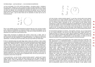 mis fieles amigos, —que hoy está aquí —, tuvo la bondad de enseñármelo.

Jiu Oum vivió desde 1714 a 1815, entró en las órdenes, —me atrevo a decir—, budistas a
los quince años. Ustedes ven que se quedó ahí hasta una edad avanzada. Su obra es
considerable y ya no les diré las fundaciones originales que llevan aún su marca. Darles
una idea, por ejemplo, de su actividad será evocarles, por ejemplo, que un manual de
estudio sánscrito, actualmente considerado como fundamental, es de su fuente, sino todo
entero de su mano, y que no tiene menos de mil volúmenes. Es decir que no era un
hombre perezoso.



                                                                                                   ¿En tres mil años, cuantos hombres sabrán?. Lo que hay a nivel de este círculo trazado,
                                                                                                   me he permitido en mi propia caligrafía responder; en tres mil años, mucho antes, los
                                                                                                   hombres sabrán. Mucho antes de tres mil años y, después de todo, eso puede comenzar
                                                                                                   hoy. Los hombres sabrán, recordarán tal vez, que el sentido de esto trazado merece
                                                                                                   inscribirse así. A pesar de la diferencia aparente es topológicamente la misma. Supongan
                                                                                                   que esto sea redondo, que lo que he llamado círculo sea un disco. Lo que aquí trace con
                                                                                                   mi mano es también un disco, aunque bajo la forma de dos lóbulos, de los cuales uno
                                                                                                   recubre al otro. La superficie es de una sola pieza. Está limitada por un borde, que por
Pero, lo que ustedes ven aquí es típicamente la huella de algo que, diría, se hace en algún        deformación continua, puede desarrollarse de modo que uno de los bordes recubra al otro.
punto, cima de una meditación y no carece de relación, o al menos de semejanza, con la
que se obtiene de algunos de esos ejercicios, o más bien de esos encuentros, que se                El homomorfismo topológico es evidente. ¿Qué significa, entonces, que yo lo haya trazado
escalonan en el camino de lo que se llama al Zen.                                                  de una manera diferente y que sea ahí que deba ahora atraer vuestra atención? Un
                                                                                                   trazado que llamo un círculo y no un disco, deja en suspenso la cuestión de lo que lim ita,
Tengo ciertos escrúpulos en adelantar este nombre, incluso aquí, a saber, ante un                  para ver las cosas ahí donde ellas están trazadas sobre un plano. Lo que él limita es, tal
auditorio donde una parte es demasiado poco segura para mí en cuanto a la manera con               vez, lo que estaba adentro y quizás también, lo que esta afuera. En verdad, es allí que
que puedo ser oído para adelantar, sin ninguna precaución, una referencia que no es,               debemos considerar lo que puede haber de original en la función del escrito.
ciertamente, un secreto que recorre las calles y del que se oye hablar por todos lados.
                                                                                                   Dejemos por un instante lo que tenemos aquí ante nuestros ojos que yo propongo, más
El Zen no representa algo que puede llegar hasta el abuso de confianza. A decir verdad,            bien, seguramente, a un experimentus mentis , a un ejercicio del espíritu más que a una
no podría aconsejarles demasiado desconfiar de todas las idioteces que se apilan bajo ese          adhesión intuitiva, porque si lo llevo al campo de la topología es para introducirlos a una
registro. Pero, después de todo, no más que sobre la cibernética misma. Estoy obligado,            suerte de ablandamiento(28) de un ejercicio mental, concernientes a las figuras que no
de todos modos, a decir que esto, trazado de una pincelada, cuyo vigor particular, sin             dejan, sin duda, de poder ser aprehendidas, de alguna manera intuitivamente, pero de las
duda, no es seguro que pudiéramos apreciar, que, sin embargo, para algún ojo ejercitado,           que les bastara intentar, al menos, para lo que concierne a los menos prevenidos de
es bastante sorprendente. Esa pincelada es la que va a importarme, es sobre ella que voy           seguirme para, —digamos—, los efectos que intentaré demostrarles; por el trazado de
a fijar vuestra atención para soportar lo que tengo hoy que avanzar en el camino que               ciertos cortes verán enseguida que tendrán bastante trabajo para estas cosas
hemos abierto. No es dudoso que está ahí en la posición propia, que es aquella que defino          excesivamente simples que están ahí haciendo esto para vuestro uso. En lo que les he
por ser la del significante, que él representa, el sujeto y para otro significante, estando esto   preparado para hoy, para que ustedes se dieran cuenta que no es por nada, sin duda que
bastante asegurado por el camino de la escritura que aquí se alinea y se lee como la               estas construcciónes que se llaman —ya las he introducido todas e incluso ya hice
escritura china que es. Esto está escrito en carácteres chinos. Se los voy a pronunciar, no        bastante uso y abuso, pero no sin que hoy haya tenido necesidad de reunir lo que les
en japonés, sino en chino: chi yen che.                                                            concierne— estas figuras llamadas botellas de Klein, plano proyectivo, al toro, se
                                                                                                   encuentran en relación a lo que es la estructura de las coordenadas habituales de nuestra
Lo que quiere decir: ¿en tres mil años, cuántos hombres sabrán?, ¿sabrán qué?. Sabrán              intuición, en una posición tan desconcertante que es necesario ejercitarse en esto,
quien ha hecho ese círculo, ¿Quién era este hombre del que creí deber indicarles la                aplicarse ahí para volver a encontrarse cómodamente. Es en esto —me excuso en relación
medida común?, entre lo más extremo, lo más piramidal de la ciencia y un modo de                   a los matemáticos que pueda haber en mi auditorio— por deber explicar las cosas por
ejercicio del que no podemos no tomar cuenta aquí como fondo de la que él nos deja de              oposiciones, de algún modo, masivas y que dejan escapar una parte del rigor de lo que
escribir aquí.                                                                                     sería la presentación actual de la que concierne por ejemplo, a este capítulo, donde
 