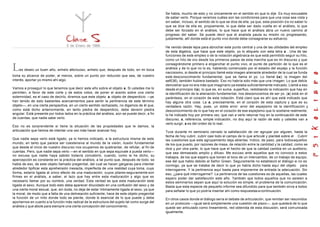 Se habla, mucho de esto y no únicamente en el sentido en que lo dije. Es muy excusable
                                                                                                de saber verlo. Porque veremos cuáles son las condiciones para que una cosa sea vista y
                                                                                                sin saber, incluso, el sentido de lo que se dice de ella, ya que, esta posición d e no saber lo
                                                                                                que se dice de ella es, propiamente, lo que debe ser dado vuelta en el análisis, lo que
                                                                                                debe ser forzado en el análisis, lo que hace que el análisis abra un nuevo camino al
                                                                                                progreso del saber. Se puede decir que el analista pauta su misión no progresando,
                                                                                                justamente, allí donde está el punto vivo donde debe consagrarse su esfuerzo.

                                   5 de Enero de 1966                                           He venido desde lejos para abrochar este punto central y una de las utilidades del empleo
                                                                                                de esta álgebra, que hace que este objeto, yo lo etiqueto con esta letra a . Una de las
                                                                                                funciones de este empleo o de la notación algebraica es que está permitido seguir su hilo,
                                                                                                como un hilo de oro desde los primeros pasos de esta marcha que es mi discurso y que
                                                                                                consagrándome primero a enganchar el punto vivo, el punto de partición de lo que es el
L   es deseo un buen año, anhelo afectuoso, anhelo que, después de todo, en mi boca             análisis y de lo que no lo es, habiendo comenzado por el estadio del es pejo y la función
                                                                                                narcisismo, si desde el principio llamé esta imagen alienante alrededor de la cual se funda
toma su alcance de poder, al menos, sobre un punto por reducido que sea, de vuestro             este desconocimiento fundamental, que se llama el yo. Lo llamé i(a); la imagen del
interés, aportar yo mismo ahí algo.                                                             self(36), también hubiera bastado. Eso no habría sido más que una i magen. Lo que debía
                                                                                                demostrar que no era más que imaginario ya estaba suficientemente indicado. Llamé a eso
Vamos a proseguir lo que tenemos que decir este año sobre el objeto a. Si ustedes me lo         desde el principio i(a), lo que es, en suma, superfluo, redoblando la indicación que hay en
permiten, a favor de este corte y de estos votos, de poner el acento sobre una cierta           la identificación de la alienación fundamental, nos desconocemos de ser yo. (a) está en el
solemnidad, es el caso de decirlo, diremos que este objeto a, objeto de desperdicio —ya         paréntesis, en el corazón de esta notación. Está claro que es ahí que está indicado que
han tenido de esto bastantes acercamientos para sentir la pertinencia de este término           hay alguna otra cosa. La a, precisamente, en el corazón de esta captura y que es su
objeto—, en una cierta perspectiva, en un cierto sentido rechazado, no digamos de él que,       verdadera razón. Hay, pues, un doble error: error del espejismo de la identificación y
como está dicho anteriormente, en tanto piedra de desperdicio, debe devenir piedra              desconocimiento de lo que hay en el corazón de ese espejismo que lo sostiene realmente,
angular. Está presente por todos lados en la práctica del análisis, aún se puede decir, a fin   lo he indicado hoy por primera vez, que van a verlo retornar hoy en la continuación de este
de cuentas, que nadie sabe verlo.                                                               discurso, a, referencia, simple indicación, no doy aquí la razón de esto y ustedes van a
                                                                                                verlo surgir, a es del orden de lo real.
Eso no es sorprendente si tiene la situación de las propiedades que le damos, la
articulación que hemos de intentar una vez más hacer avanzar hoy.                               Tuve durante mi seminario cerrado la satisfacción de ver agrupar por alguien, hasta la
                                                                                                fecha de hoy cubrir, cubrir casi todo el campo de lo que articulé y planteé sobre el . Cubrir
Que nadie sepa verlo está ligado, ya lo hemos indicado, a la estructura misma de este           las cuestiones que este agrupamiento deja abiertas. Indico, de paso, para todos aquellos
mundo, en tanto que parece ser coextensiva al mundo de la visión, ilusión fundamental           de los que puedo, por razones de masa, de relación entre la cantidad y la calidad, como se
que desde el inicio de nuestro discurso nos ocupamos de quebrantar, de refutar, al fin de       dice y por otra parte, lo que hace que el hecho de que la calidad cambia en un auditorio,
cuentas. Pero, que nadie sepa verlo —en el sentido en que sepa equivale a pueda verlo—          que sea demasiado amplio y difuso. Me excuso ante aquellos que no convoco a estos
no excusa que nadie haya sabido todavía concebirlo, cuando, como le he dicho, su                trabajos, de los que espero que tomen el tono de un intercambio, de un trabajo de equipo,
apercepción es constante en la práctica del análisis, a tal punto que, después de todo, se      ese del que hablo debido al Señor Green. Seguramente no estableció el diálogo si no es
habla de eso, de este objeto llamado pregenital, del cual se hacen gárgaras para intentar       conmigo, ya que se trataba de decir lo que yo había dicho hasta aquí del objeto para
alrededor tipificar esta aprehensión inexacta, imperfecta de una realidad cuya toma, cuya       interrogarme. Y la pertinencia aquí basta para imponerme de entrada la adecuación. Sin
forma, estaría ligada al único efecto de una maduración, cuyos pilares seguramente son          eso, ¿para qué interrogarme?. La pertinencia de las cuestiones es de aquellas, las cuales
firmes en el análisis, a saber, el lazo que hay entre esta maduración y algo que es             espero poder dar satisfacción este año. También que todos aquellos que no asisten a
necesario llamar por su nombre, una verdad. Esta verdad es que esta maduración está             estos seminarios sepan que aquí la solución es simple, el problema de la comunicación.
ligada al sexo. Aunque todo esto deba aparecer dilucidado en una confusión del sexo y de        Basta que esta especie de pequeño informe sea difundido para que también sirva a todos
una cierta moral sexual, que, sin duda, no deja de estar íntimamente ligada al sexo, ya que     para señalar lo que yo podría insertar ahí como respuestas a continuación.
la moral, de modo que a falta de una delineación suficiente, hace de este objeto pregenital
la función de un mito donde todo se pierde, donde lo esencial de lo que puede y debe            En otros casos donde el diálogo sería el debate de articulación, que remitan ser resumidos
aportarnos en cuanto a la función más radical de la estructura del sujeto tal como surge del    en un protocolo —igual será simplemente una cuestión de plazo—, que quedará de lo que
análisis y que abole para siempre una cierta concepción del conocimiento.                       quede ser articulado como lineamiento, red obtenida de esta discusión, será com unicada
                                                                                                igualmente.
 