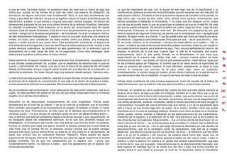 lo que se trata. De todos modos, no podemos hallar ahí más que un índice de algo que            Lo que es importante es que, con la ayuda de ese algo que es el significante y su
indica que, quizás, en las formas de la vida hay como una especie de obligación, de             combinatoria, estemos en posición de posibilidades que son aquellas que van más allá, de
simulación de alguna estructura más fundamental. Pero, lo que esto simplemente nos              este espacio métrico. Es desde el día en que somos capaces de concebir como posible, no
indica, y que debe ser retenido, es que no es legítimo reducir el cuerpo al sentido propio de   digo como real, mundos de seis, siete, ocho, tantas como quieran, dimensiones, que
ese término, a saber, lo que somos y ninguna otra cosa. Somos cuerpos. De reducir las           hemos reventado a Rakia(38) el firmamento. Y no crean que son bolazos, en fin, cosas
dimensiones a aquella de los que en el último término de la reflexión filosófica, Descartes     con las que se puede hacer lo que se quiera bajo el pretexto de que es ir-real(39). Se cree
ha llamado la extensión. Esta extensión en la teoría del conocimiento está allí desde           así que se puede extrapolar. Se estudió la esfera de cuatro, luego de cinco, luego de seis
siempre. Está ahí desde Aristóteles. Está allí al inicio del pensamiento que se llama con el    dimensiones. Entonces, no decimos: está bien. Se descubre una pequeña ley así, que
nombre —tengo horror de estas estupideces— de Occidental. Es la de un espacio métrico           tiene el aspecto de seguirse. Entonces, se piensa que la complejidad va a ir agregándose
de tres dimensiones homogéneas. Y desde el inicio lo que esto implica es una esfera sin         siempre, de algún modo, a sí misma. Y que se puede tratar eso como se trataría una serie.
límites, sin duda, pero, constituida, de todos modos, como una esfera. Voy enseguida,           En absoluto. Llegados a siete dimensiones Dios sabe por qué, —es el caso decirlo—, sólo
espero, a poder preciar lo que quiero decir. Esta aprehensión correcta de un espacio de         Él, sin duda, todavía, en la actualidad ,—porque los matemáticos no lo saben—, hay un
tres dimensiones homogéneo y cómo se identifica a la esfera siempre límite, incluso si ella     hueso. La esfera de siete dimensiones tiene dificultades increíbles. Estas no son cosas en
puede siempre extenderse, es alrededor de esta aprehensión de la extensión que el               las cuales tenemos espacio para detenernos aquí. Pero, es para señalarles en retorno, de
pensamiento de lo real, aquel del ente, se ha organizado. Como dice Heidegger, esta             regreso, el sentido de lo que digo cuando digo: lo real es lo imposible. Eso quiere,
esfera era el supremo y último ente, el motor inmóvil.                                          preciosamente, decir: lo que queda firmado en el firmamentum ; lo que hace que,
                                                                                                especulando de la manera más válida, más real, —porque vuestra esfera de siete
Nada cambió en el espacio cartesiano. Esta extensión fue, simplemente, impulsada por él         dimensiones es real—, los resiste, no hace lo que ustedes quieren, matemáticos. Igual que
a sus últimas consecuencias. Es, a saber, que le pertenece de derecha todo lo que es            en los primeros pasos de Pitágoras, el número que él no había tenido la ingenuidad de
cuerpo y conocimiento del cuerpo, y es por lo que la física de las pasiones del alm a está      creer un producto del espíritu humano, le creó dificultad, simplemente, al hacer la cosa
fallada en Descartes, porque ninguna pasión puede ser una afección de la extensión, un          mínima al comenzar por servirse de él para medir algo, hacer un cuadrado.
afecto de la extensión. Sin duda, hay allí algo muy seductor desde siempre. Vamos a verlo.      Inmediatamente, el número surge de nuestro primer efecto irracional, en lo que es esto lo
                                                                                                que denuncia lo real. Es lo imposible. Es que no se hace con esto lo que se quiere.
La estructura de este espacio esférico, está allí el origen de esta función del espejo puesto
al principio de la relación de conocimiento, el que está en el centro de la esfera a saber,     Extraje tanta enseñanza de esta primera experiencia, como de aquella de la esfera de
monstruosamente refinado en sus paredes: Microcosmos respondiendo al Macrocosmos.               siete dimensiones, que no está ahí más que para divertirlos y no para hacer planeta.

Así la concepción del conocimiento, como adecuación de este punto misterioso, que es el         Entonces, la cuestión es cómo podemos dar cuenta de esto que está desde siempre al
sujeto, en esta periferia del objeto es de una vez por todas instaurada como un inmenso         alcance de la mano, de algo que está, sin embargo, también en lo real. Pero que no es en
engaño, en el sentido del problema.                                                             absoluto, como lo pinta la teoría del conocimiento, a saber, ese punto central, ese punto de
                                                                                                convergencia, ese punto de reunión, de fusión, de armonía, del que uno se preguntaría por
Descartes no ha desconfiado suficientemente del Dios engañador. Piensa poder                    qué tantas peripecias, avatares, vicisitudes, desde el tiempo que estaría allí para recoger al
domesticarlo en el nivel del yo pienso. Y es en el nivel de la extensión que él sucumbe.        macrocosmos. Es sujeto del cual la primera cosa que vemos, y n o se ha aguardado para
Pero, también, este engaño no es forzosamente un engaño, es también un límite, un límite        esto a Freud, es que donde haga acto de sujeto, de sí mismo, dividido, cómo eso puede
dispuesto por Dios. Precisamente, en todo caso, en el Génesis, aproximadamente en el            inscribirse en un m undo de topología esférica. Nuestro único favor es estar en el momento
versículo quinto, —no tuve tiempo de verificarlo antes de venir del Berenchit Bara Eloim—,      donde quizás, vemos reventar a Rakia(40) en las especulacione s de las matemáticos.
hay un término que está ahí estrepitoso desde el fondo de las eras y que, seguram ente, no      Podemos dar al espacio, a la extensión de lo real, otra estructura que la de la esfera de
ha escapado desde los comentarios rabínicos. Es el que San Jerónimo tradujo por                 tres dimensiones homogéneas. Seguramente, —fue un tiempo dónde les hice hacer, en un
firmamentum , el firmamento del mundo, ese más allá del cual Dios ha dicho: no pasarás.         cierto Informe de Roma—, los primeros pasos que consisten e n marcar bien la diferencia
Porque no olviden que hasta una época reciente la bóveda celeste era lo que había de            entre ese yo que se cree yo, —en lo que exige de nosotros fascinado por ese secreto de
más firme. Eso no cambió. No es, un absoluto, porque conciba que se puede navegar               desvanecimiento, que es el verdadero punto de perspectiva, más allá de la imagen
siempre más lejos, que es menos firme, se trata de un otro límite en el pensamiento, de         especular, que fascina a aquel que ahí se reconoce, se mira—, la diferencia que hay entre
aquel que articula eso en carácteres hebreos: Rakia(37). Rakia separa las aguas                 esto y el yo de la palabra y del discurso, de palabra plena como dije, aquel que se
superiores de las aguas inferiores. Se entendía que para las aguas superiores el acceso         compromete en este voto que me atrevo apenas a repetir sin reír: soy tu mujer, o bien tu
estaba prohibido. No es que nos paseáramos por el espacio con, —punto que                       hombre, o bien tu alumno. En cuanto a mí, jamás hice alusión a esta dimensión, que bajo
incidentalmente estimo, no reduzco a nada—, que nos paseáramos por el espacio con               la forma del tú, que, por supuesto, toda persona que no es absolutamente insensata, que
encantadoras saté lites.                                                                        esta especie de mensaje que no se recibe sino del Otro y bajo una forma invertida es
                                                                                                aquello sobre lo que insistí al principio, al nivel de mi Seminario sobre el Presidente
 