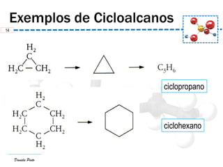 Daniela Pinto
14
ciclopropano
ciclohexano
 