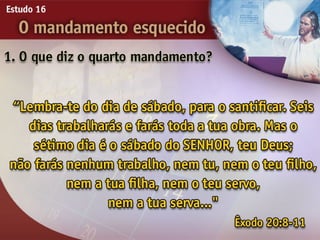 16 o mandamento esquecido