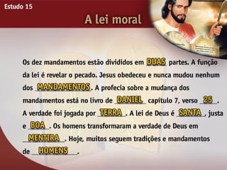 16 o mandamento esquecido