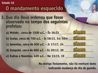 16 o mandamento esquecido