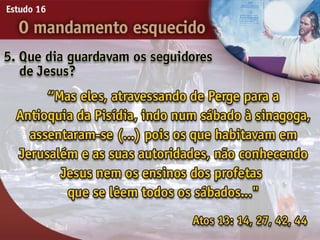 16 o mandamento esquecido