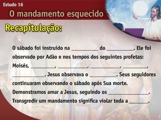 16 o mandamento esquecido