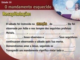 16 o mandamento esquecido