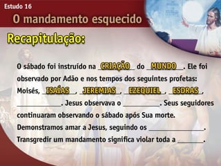 16 o mandamento esquecido