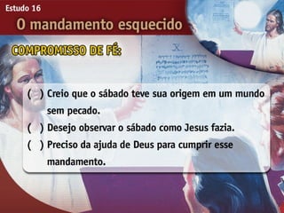 16 o mandamento esquecido