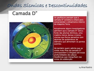 Ondas Sísmicas e Descontinuidades




                             by Ana Kastro
 
