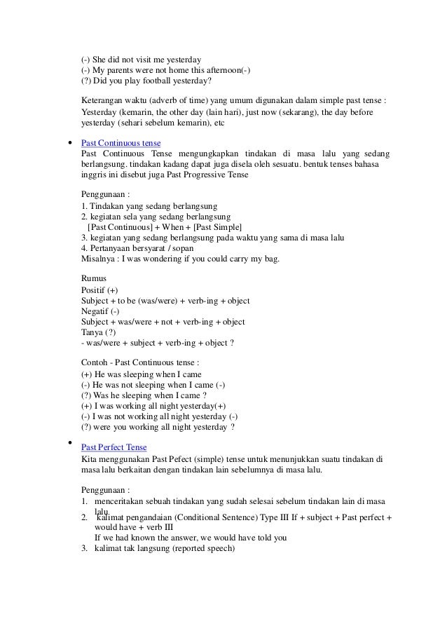 16 tenses-dalam-bahasa-inggris