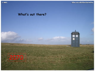2070
What’s out there?
 