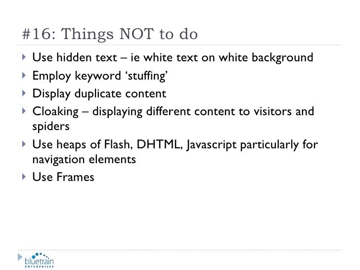 16 Things to Do to Get your site to the Top of Google