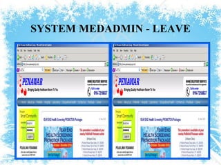 SYSTEM MEDADMIN - LEAVE 