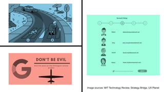 Image sources: MIT Technology Review, Strategy Bridge, UX Planet
 