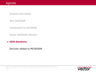 Comprehensive Introduction to ECU Development with AUTOSAR and Vector ...