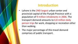 Glance Over Orange Line Metro Train (OLMT) | PPTX