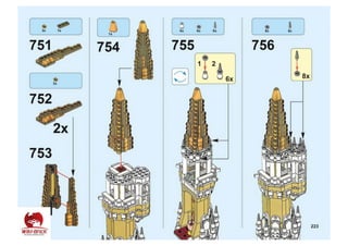 Manual Instruction for LEPIN 16008 Disney Castle - Compatible with 71040 | Lepin Movies