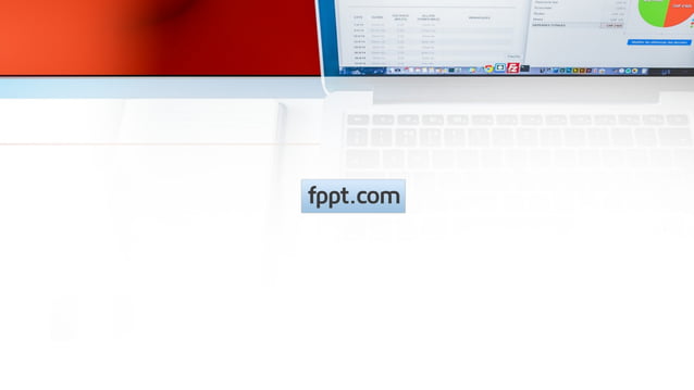 Laptop business powerpoint template free | PPTX