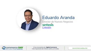 Eduardo Aranda
Director de Nuevos Negocios
Linkedin
 