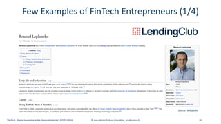 FinTech: Digital Innovation in the Financial Industry