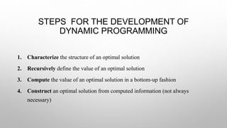 Introduction to dynamic programming | PPTX