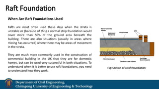 Different types of footing and foundation | PPTX