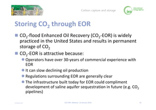 Storing CO2 through Enhanced Oil Recovery | PDF