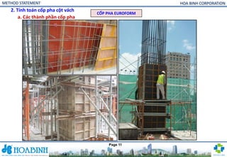 Comprehensive Method Statement for Formwork and Shoring Systems in ...