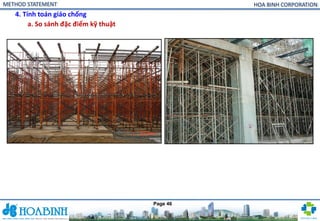 Comprehensive Method Statement for Formwork and Shoring Systems in ...