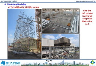 Comprehensive Method Statement for Formwork and Shoring Systems in ...