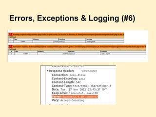 Errors, Exceptions & Logging (#6)
 