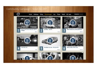 18
Community Campaign - Volvo SELEKT
 