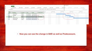 MICROSOFT PROJECT TUTORIAL | PPTX