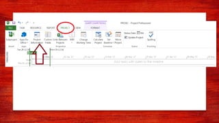MICROSOFT PROJECT TUTORIAL | PPTX