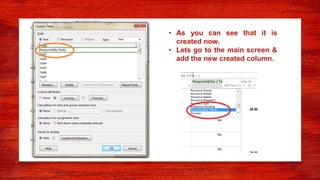 MICROSOFT PROJECT TUTORIAL | PPTX