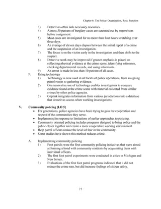 Police Informant Database Comprehensive Guide to Police Organization, Roles, and Functions in ...