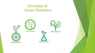 Principles of
Green Chemistry
 