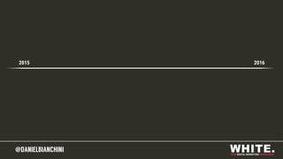 @DANIELBIANCHINI@DANIELBIANCHINI
2015 2016
 