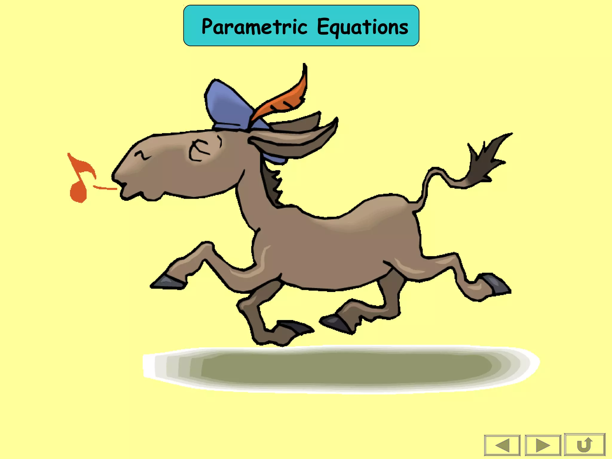 Parametric Equations
 