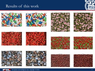 Perception and Intelligence Lab., Copyright © 2015 7
Results of this work
 