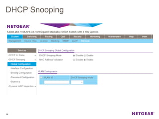 DHCP Snooping
29
 