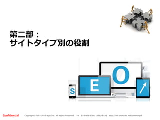 Copyright©2007-2016 Nyle Inc. All Rights Reserved. Tel：03-6409-6766 お問い合わせ：http://ml.seohacks.net/semnarpdfConfidential
第二部：SEOの取組みケーススタディ
～失敗事例と成功事例～
【解説】
46
 