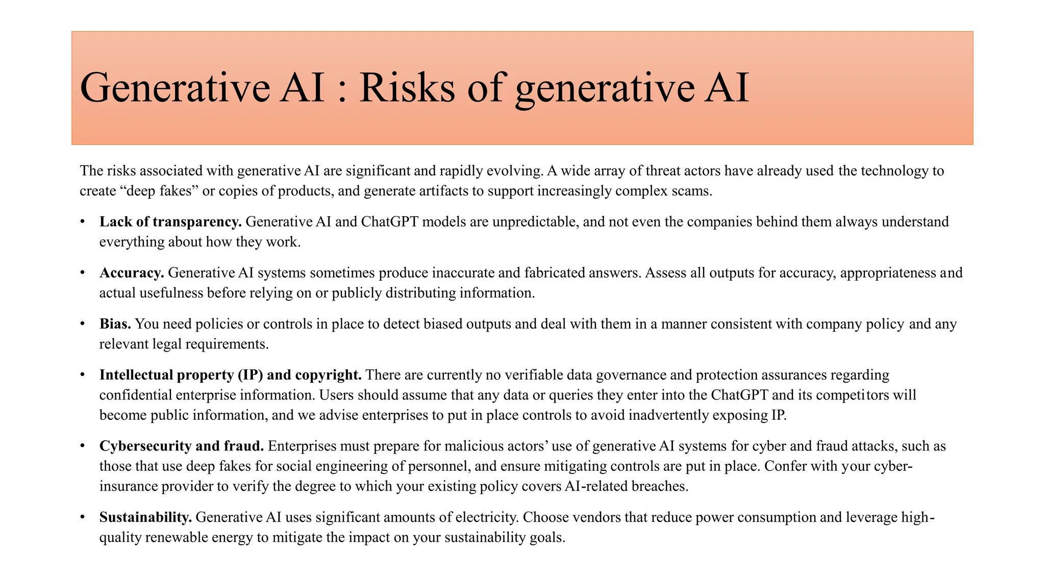 Generative AI and Large Language Models (LLMs) | PPTX | Technology ...