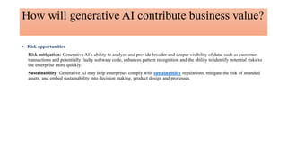 Generative AI and Large Language Models (LLMs) | PPTX