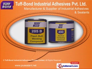 Manufacturer & Supplier of Industrial Adhesives
                                                              & Sealants




© Tuff-Bond Industrial Adhesives Private Limited, All Rights Reserved


              www.pusealant.net
 